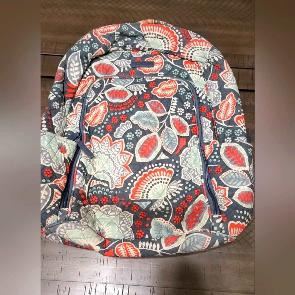 Grey and orange Vera Bradley bag